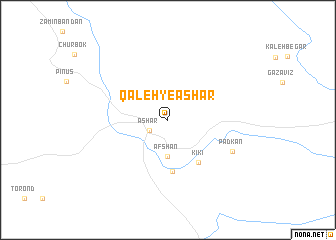 map of Qal‘eh-ye Āshār