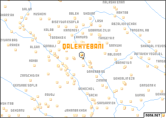 map of Qal‘eh-ye Banī