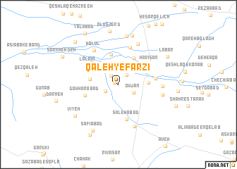 map of Qal‘eh-ye Farzī