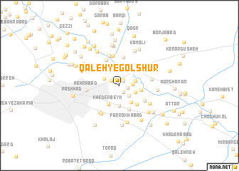 map of Qal‘eh-ye Gol Shūr