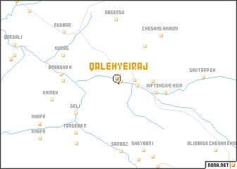 map of Qal‘eh-ye Īraj
