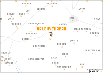 map of Qal‘eh -ye Karān