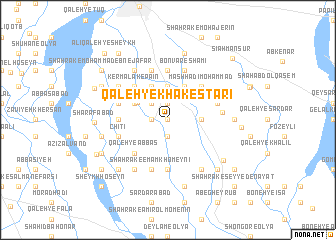 map of Qal‘eh-ye Khākestarī