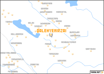 map of Qal‘eh-ye Mīrzā\