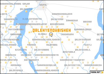 map of Qal‘eh-ye Now Bīsheh