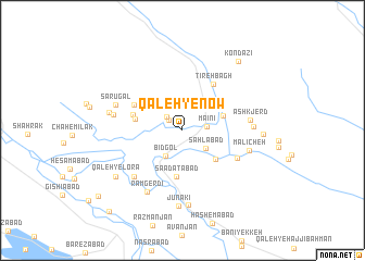 map of Qal‘eh-ye Now