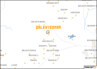 map of Qal‘eh-ye ‘Omar