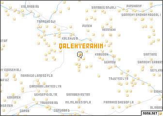 map of Qal‘eh-ye Raḩīm