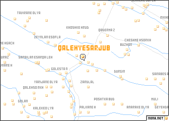 map of Qal‘eh-ye Sar Jūb