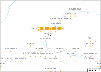 map of Qal‘eh-ye Shāh