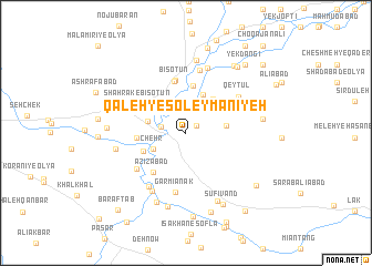 map of Qal‘eh-ye Soleymānīyeh