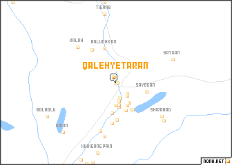 map of Qal‘eh-ye Tarān