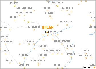 map of Qal‘eh