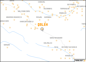 map of Qalʼeh