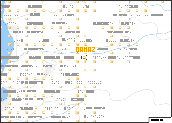 map of Qamaz