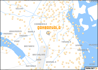 map of Qambarwāla
