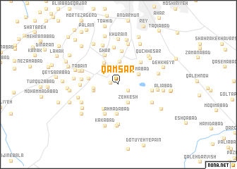map of Qamşar