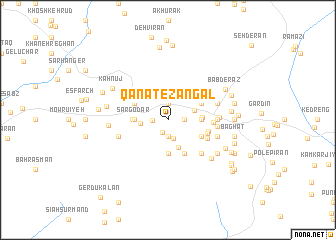 map of Qanāt-e Zangal