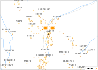 map of Qanbarī