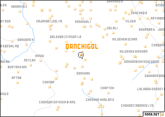 map of Qānchī Gol