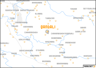 map of Qand ‘Alī