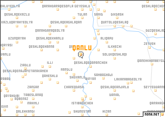 map of Qānlū