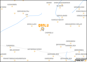 map of Qānlū