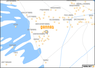 map of Qannād