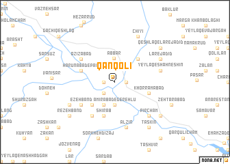 map of Qānqolī