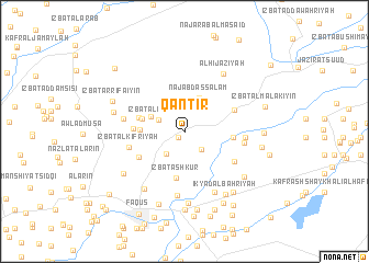 map of Qantīr