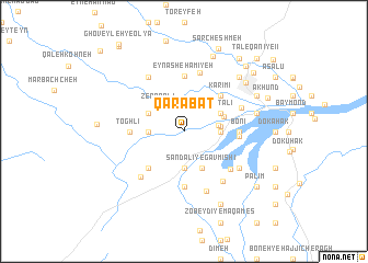 map of Qarābāt