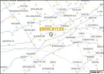 map of Qaraçaycek