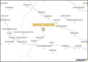 map of Qarāchīqrān