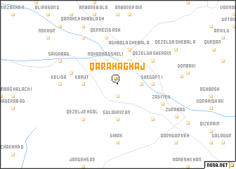 map of Qarah Āghāj