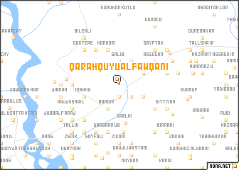 map of Qarah Qūyū al Fawqānī