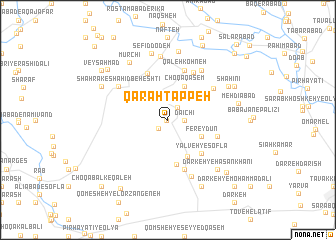 map of Qarah Tappeh