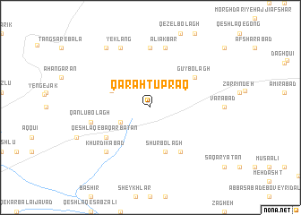 map of Qarah Tūprāq