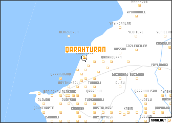 map of Qarah Ţūrān