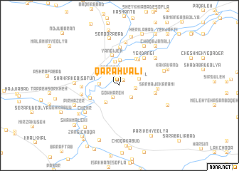 map of Qarah Valī