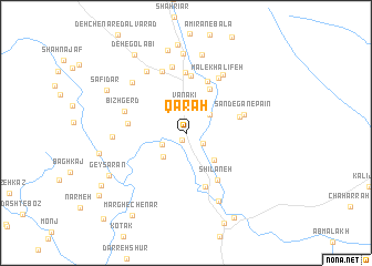 map of Qaraḩ