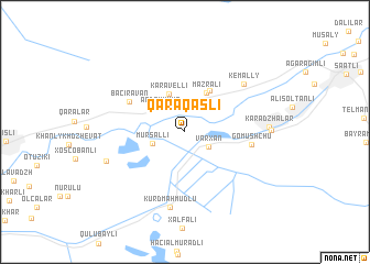 map of Qaraqaşlı