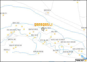 map of Qaraqaşlı