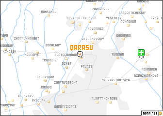 map of Qarasū