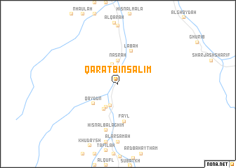 map of Qārat Bin Salīm