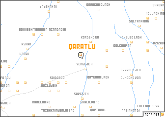 map of Qarātlū