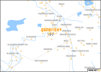 map of Qarbīyeh