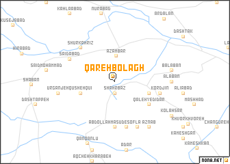 map of Qareh Bolāgh