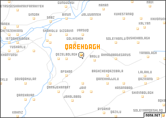 map of Qareh Dāgh