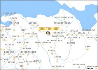 map of Qareh Khān