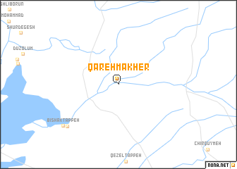 map of Qareh Mākher